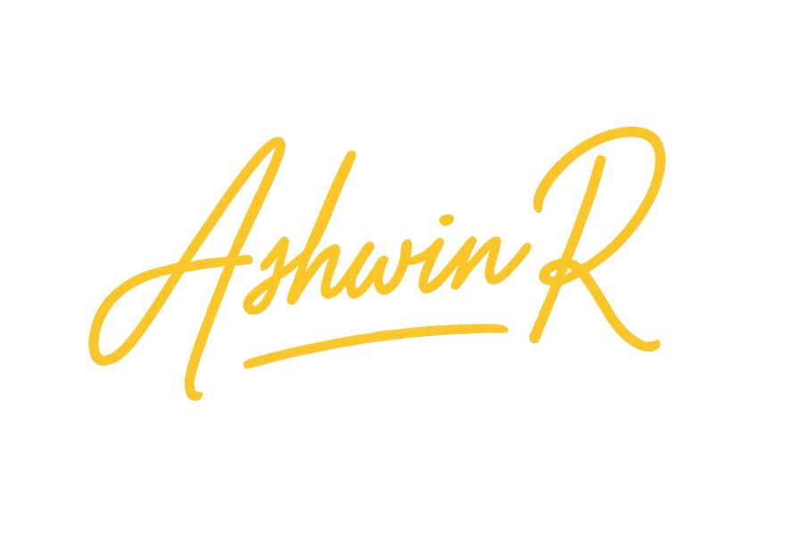 Ashwin R signature